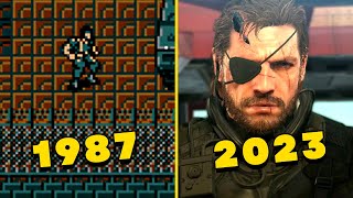 Evolution of Metal Gear Games 1987-2023