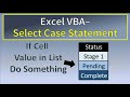 Excel VBA Select Case Statement