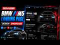 BMW M5 Landing Page Design in React & Tailwind CSS | Modern UI/UX Showcase 2026