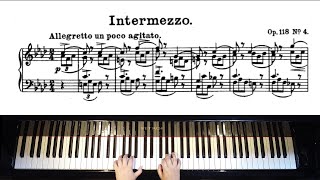 『6つの小品』間奏曲 op.118-4 : ブラームス｜Brahms : Intermezzo f-moll, Op.118 No.4 [6 Stücke]