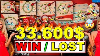 🔴Live Roulette | 🚨 Exclusive Watch $33,600 Win/Lost  Sunday Evening 💲 Las Vegas Casino  ✅ 2025-02-23