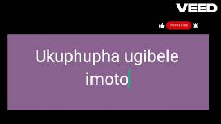 Ukuphupha ugibele imoto @Sihumusha_Amaphupho