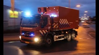 Brandweer 's-Gravenzande - Haakarmvoertuig 15-6580 naar Grip 2 Instorting na gasexplosie Den Haag