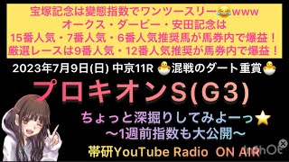 【プロキオンステークス2023】また人気馬消しちゃった😂www的中率激高の1週前指数も公開！！最後にプレゼントあり❤️