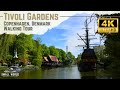 Tivoli Gardens - Copenhagen, Denmark - Walt Disney's Inspiration for Disneyland - 4K Walking Tour