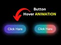 CSS Glow Effect Button Hover Animation | Stylish Gradient Button Design