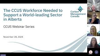 CCUS Webinar Series - Episode 2: The Workforce Needed to Support a World-leading Sector in Alberta