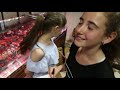 vlog Даша хочет синие волосы Девочки покупают продукты на пиццу