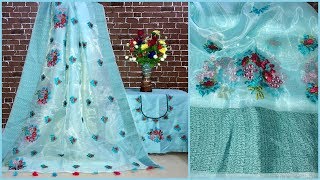 ORGANZA SAREES SERIES ||TOP Party Ware Collection Of Organza Saree|| ऑर्गेजा साड़ी || EPISODE 7