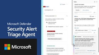 Microsoft Defender | Security Alert Triage Agent