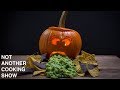 THE PUKING PUMPKIN with CHIPS and GUACAMOLE