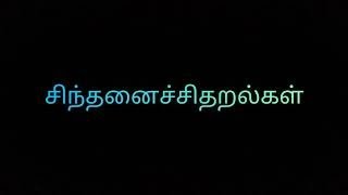 *சிந்தனைச்சிதறல்கள்*