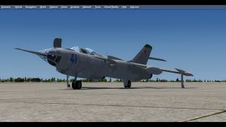 Short flight in a freeware Yakovlev Yak-28 (P3Dv4)