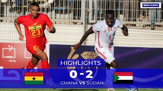 GHANA 0-2 SUDAN-MATCH HIGHLIGHTS & CHANCES-2025 AFCON QUALIFIERS•BLACK STARS