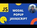 Modal (Popup) using HTML/CSS and JavaScript