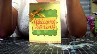 pop-up twirl card