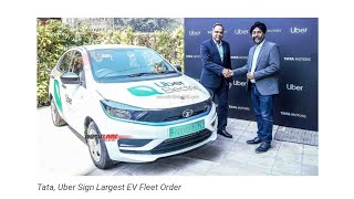 Tata, Uber Sign Largest EV Fleet Order | 25k Tigor XPRESS-T Electric #TataMotors#TigorXPRESS-TEV#EV