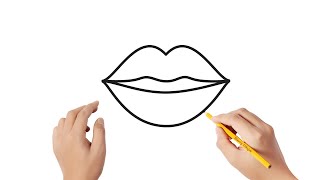 Cómo dibujar labios | Dibujos sencillos