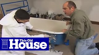 How to Refinish a Claw-Foot Tub | This Old House