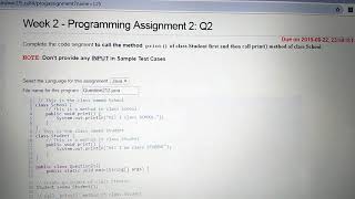 Nptel 2019 - programming in java - week 2 - all assignment programs