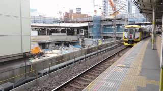 JR東日本 総武本線 特急しおさい12号 東京行き到着・発車シーン