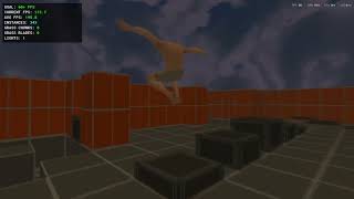 I'm building a 3D Physics Platformer Engine in GameMaker Studio! Movement!
