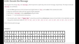 6108. Decode the Message