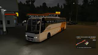 🔴 ETS 2 Indian Bus Driving [SRS Sleeper] - Starting from Hotel on a long journey