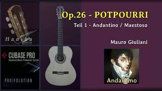 Mauro Giuliani - Op.26 - Potpourri für die Gitarre - Teil 1