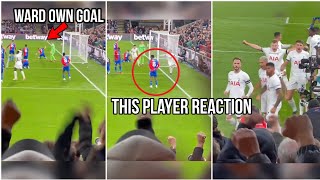 crystal palace player frustrating reaction after Tottenham first goal vs crystal palace 😔😔|given up|