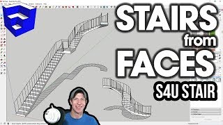 EASY STAIRS IN SKETCHUP with S4U Stair!