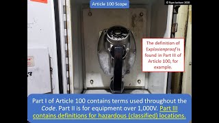 Introduction to Article 100 (Definitions) of the NEC