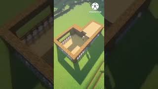 Wooden modern house tutorial in Minecraft