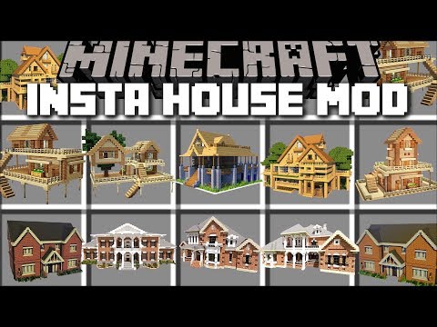 Minecraft INSTANT HOUSE MOD / BUILD INSTANT STRUCTURES IN SECONDS!! Minecraft Minecraft INSTANT HOUSE MOD / BUILD INSTANT STRUCTURES IN SECONDS!! Minecraft