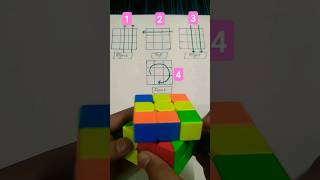 🔥 How to solve rubik's cube 3x3 - cube solve magic trick formula...#shorts #ep2