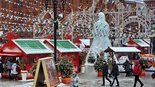 The Moscow Maslenitsa festival 2017. Part 1. Масленица 2017 на Манежной площади в Москве