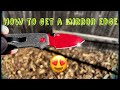 How to get a MIRROR EDGE using the WorkSharp Precision Adjust!