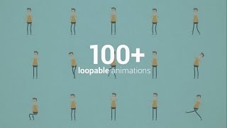 Complete Character Animation Kit for Explainer Video - After Effects Template