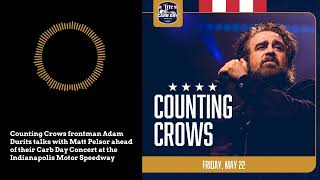 Adam Duritz of Counting Crows talks ahead of Miller Lite Carb Day