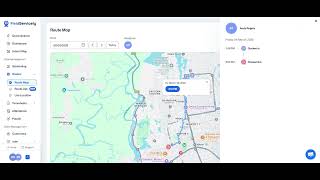 FieldServicely Route Map Overview