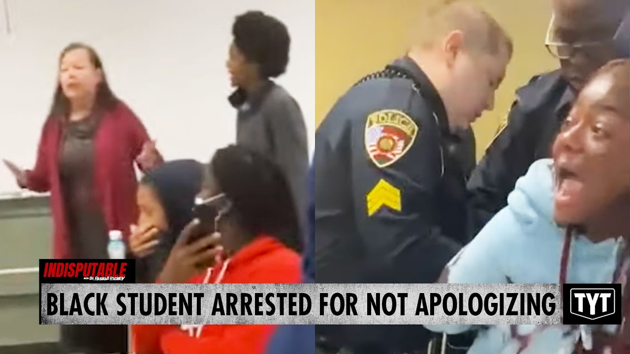 Black Student Arrested For Not Apologizing To White Professor