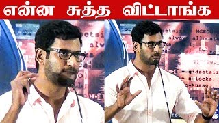 ANGRY Vishal Sodakku Potu Savaal | Irumbuthirai