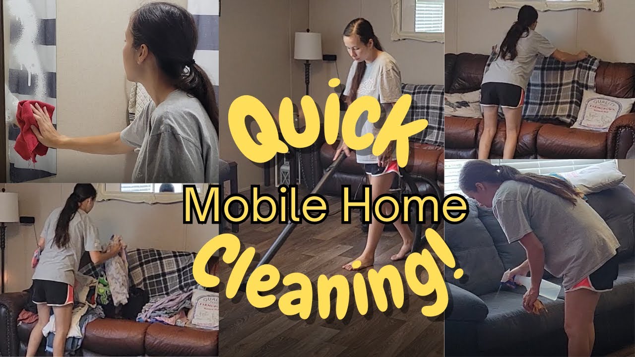 Quick Doublewide Mobile Home Cleaning Youtube