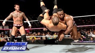 Big E Langston helps CM Punk repel a "Heyman Guy" assault: SmackDown, Oct. 18, 2013