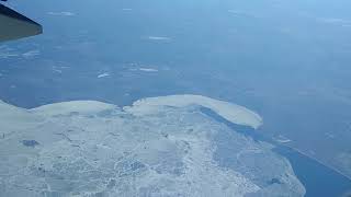 フライト動画：米国上空美しい氷河（カナダ国境辺り）Flight Movie - up in the sky USA and Canada border