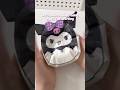 Kuromi squishmallow using plastic bags as stuffing💜 #squishy #squishmallow #kuromi #howto #tutorial