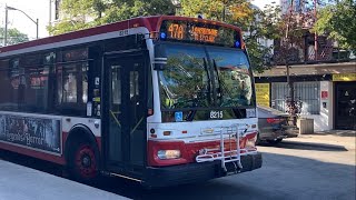 #TTC #BUS 47A LANDSDOWNE TO ST CLAIR #8215 2010 Orion VII NG