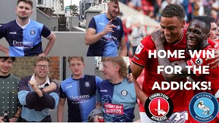 #Charlton 3 #Wycombe 1 | FIRST WIN AT HOME FOR MICKY APPLES | GOALS, REACTIONS #cafc #footballvlogs