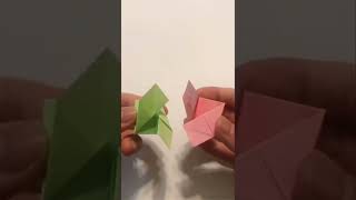 Origami magic cube spiral