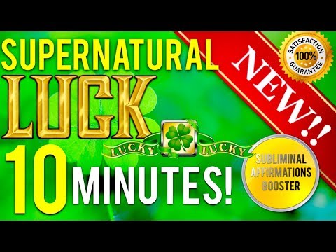 🎧 GET EXTREME LUCK IN 10 MINUTES! BECOME SUPERNATURALLY LUCKY! SUBLIMINAL AFFIRMATIONS BOOSTER! 🎧 GET EXTREME LUCK IN 10 MINUTES! BECOME SUPERNATURALLY LUCKY! SUBLIMINAL AFFIRMATIONS BOOSTER!